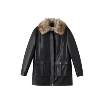 INSISFEMME Leather Jacket Women's Czech Black