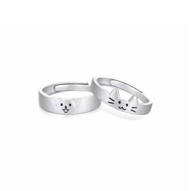 Hui Xuan Charm 990 Silver Rings Unisex-0