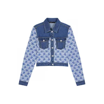 Maje Denim Jackets Women's Blue