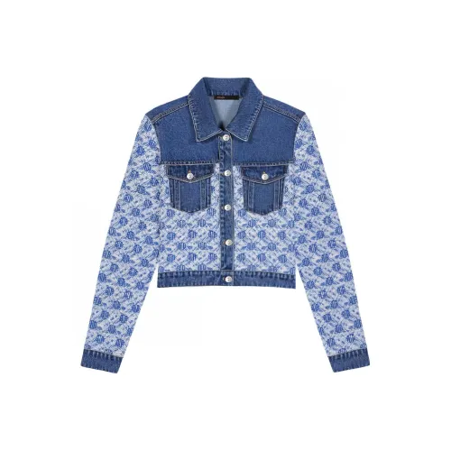 Maje Denim Jackets Women's Blue