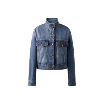 NAVIGARE Denim Jacket Women's Dark Pearl Royal Blue