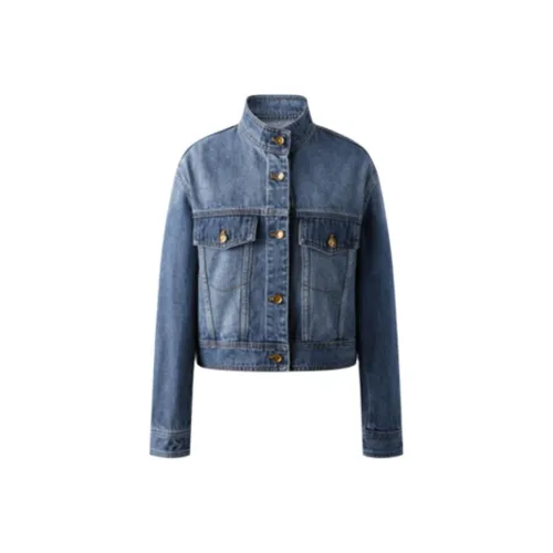 NAVIGARE Denim Jacket Women's Dark Pearl Royal Blue