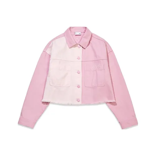 LiNing Sports Trend Series Denim Jacket Women's Pink