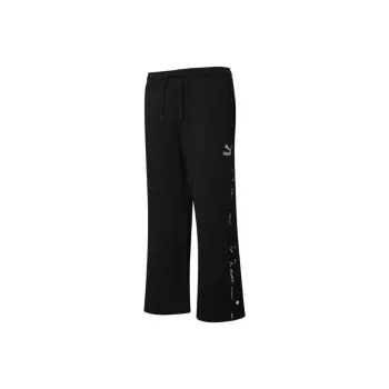 PUMA Digit Print Casual Pants Women's Black