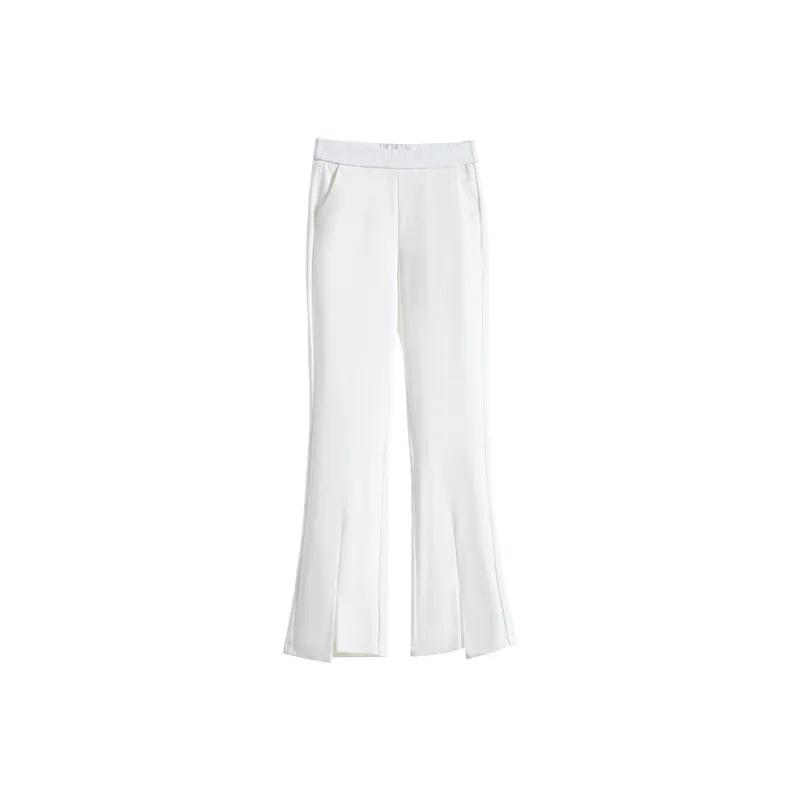 0571 Family Casual Pants Women's White-0