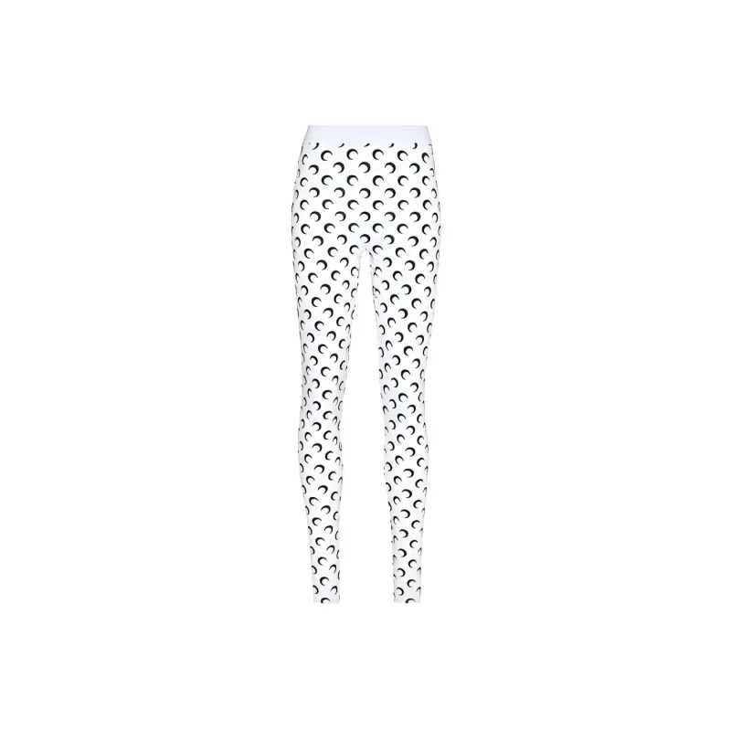 Marine Serre Crescent Moon print Leggings-0