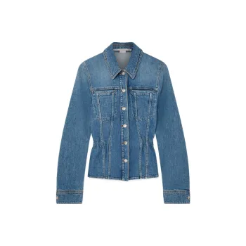 Stella McCartney Elasticated Waist Denim Jacket