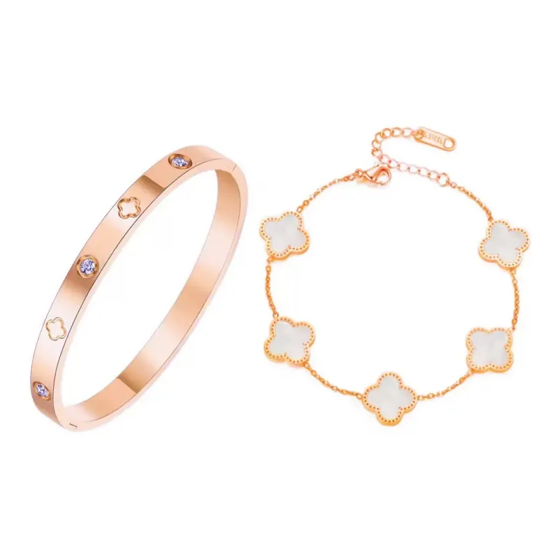 J&KINGLAY Titanium Steel Bracelets Women's-8