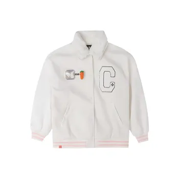 Converse CNY Baseball Jacket Women's Milk White