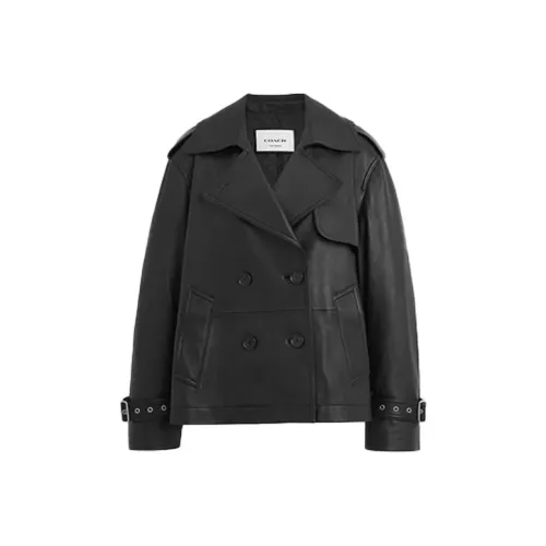 COACH Homme Jackets Women's Black