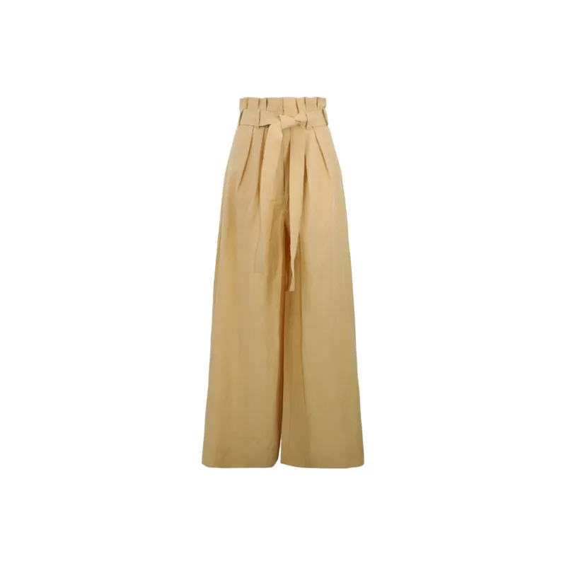 Ulla Johnson Gitana Tie waist Palazzo Pants-0