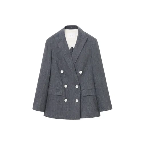 OVV Business Suits Women's Denim Blue Solid Color 13-0
