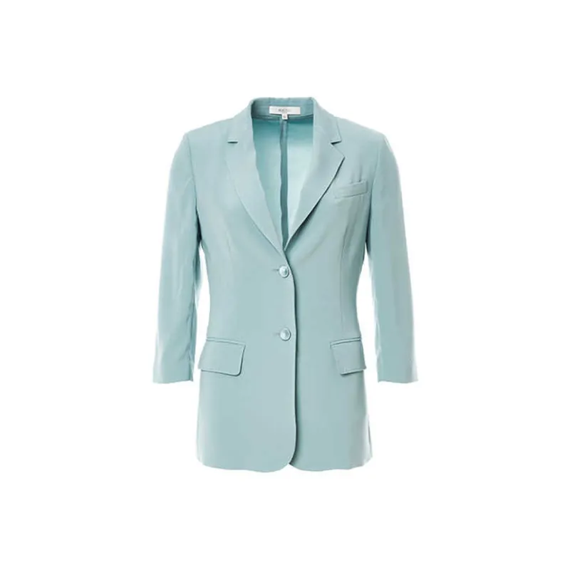 BESIONIA SS24 Business Suits Coats Women's Light Blue-0