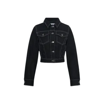 Marine Serre Collared Button-Up Jacket