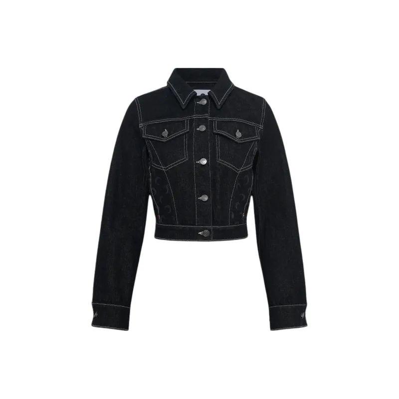 Marine Serre Collared Button-Up Jacket-0