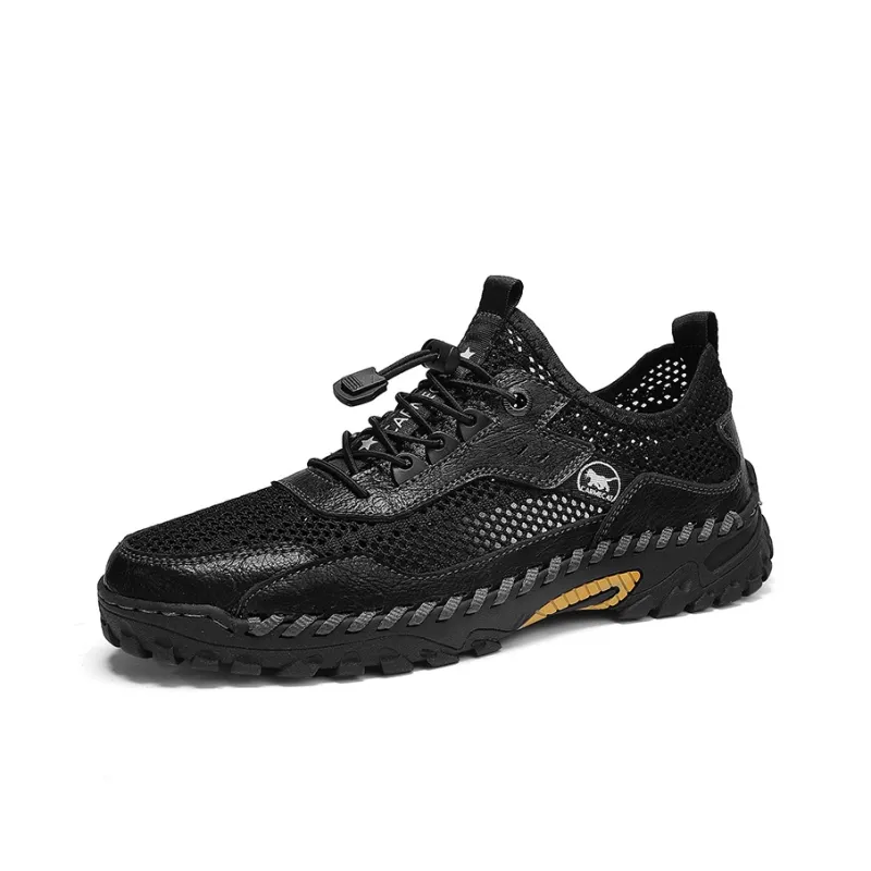 Qiandongmeili Breathable Low Top Casual Shoes Men's-11