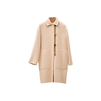 HERMES Velvet Jackets Women's Watercolor Yellow