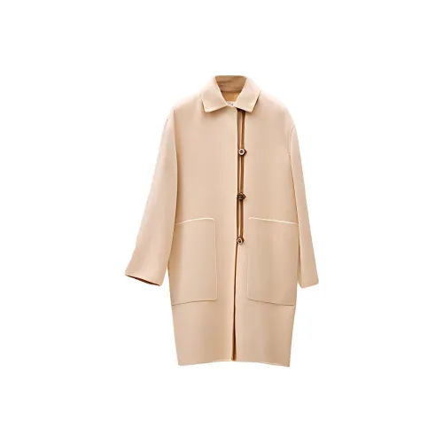 HERMES Velvet Jackets Women's Watercolor Yellow