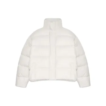 Balenciaga Cropped Coats Women's White