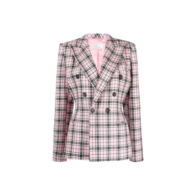 GIUSEPPE DI MORABITO Check-pattern Peak-lapels Blazer-0