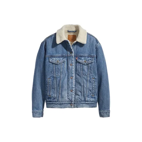 Levi's Velvet feel Coat Women's Blue