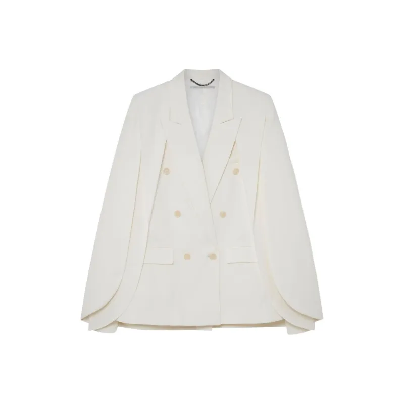 Stella McCartney Double Breasted Straight Hem Blazer-0