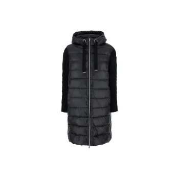 HERNO Zip Up Straight Hem Hooded Jacket