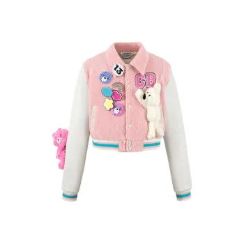 13 DEMARZO x CAREBEARS FW23 Baseball Jacket Women's