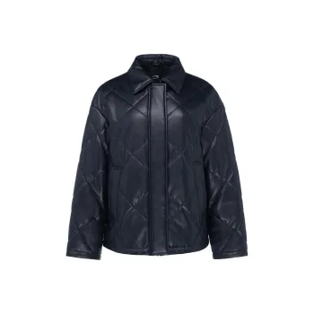 LI NING 1990 Classic Collection Puffer Jackets Women's Deep Mysterious Blue