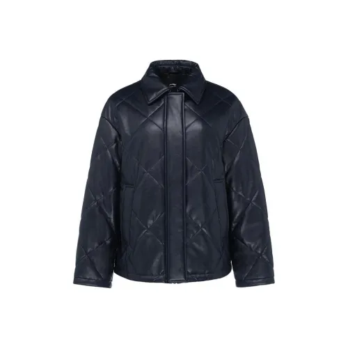 LI NING 1990 Classic Collection Puffer Jackets Women's Deep Mysterious Blue