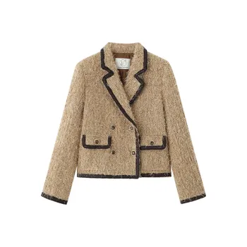 Luqingyi Velvet-feel Coat Women's Gold