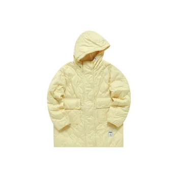 FILA x Mihara Yasuhiro MIHARA YASUHIRO Collaboration Collection Puffer Jacket Women's Pai Lei Banana Yellow