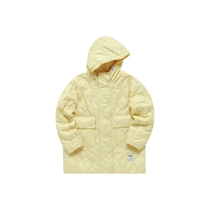 FILA x Mihara Yasuhiro MIHARA YASUHIRO Collaboration Collection Puffer Jacket Women's Pai Lei Banana Yellow-0