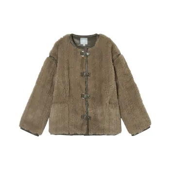 DIALOGUE Velvet-feel Coat Women's