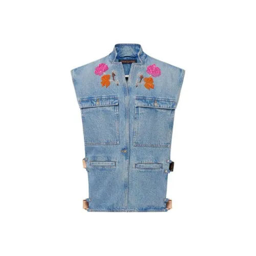 LOUIS VUITTON Embroidered Accent Utility Jacket