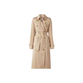 Burberry SS22 Trench Coat Women's Soft Yellow Umber