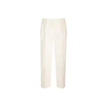 THOM BROWNE Straight Leg Pleated Pants