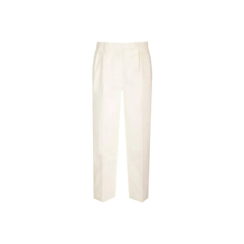 THOM BROWNE Straight Leg Pleated Pants-0