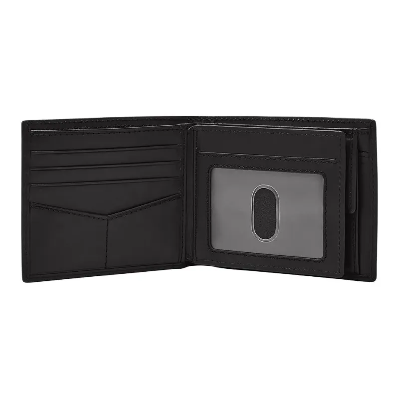 FOSSIL Leather Wallet Men's Black-2