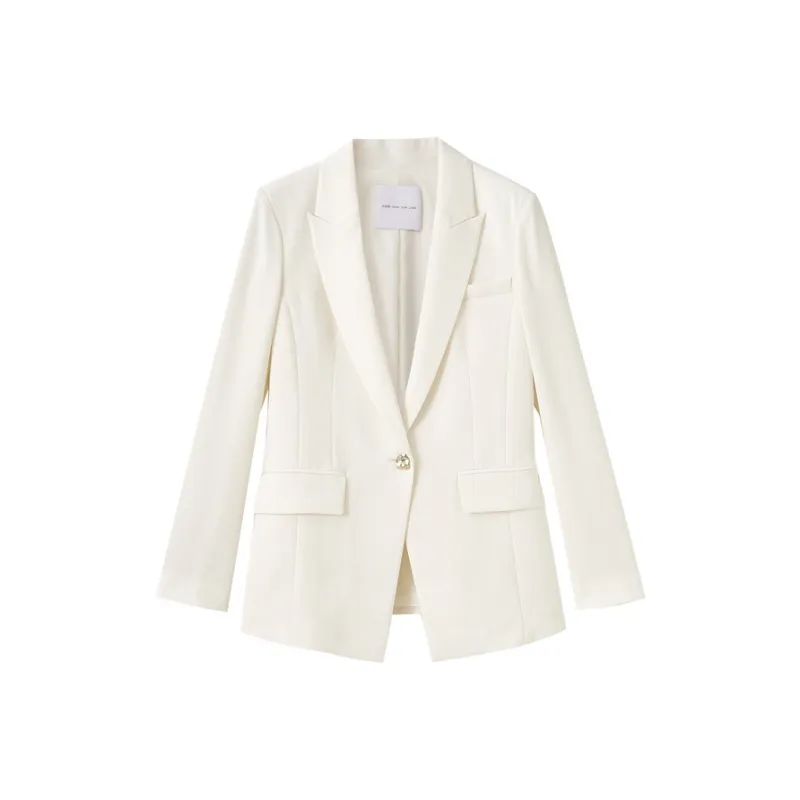 SHUIYUNJIAN Business Suit Women's Ivory White-0