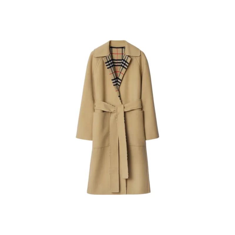 Burberry Check Wool Reversible Coat-0