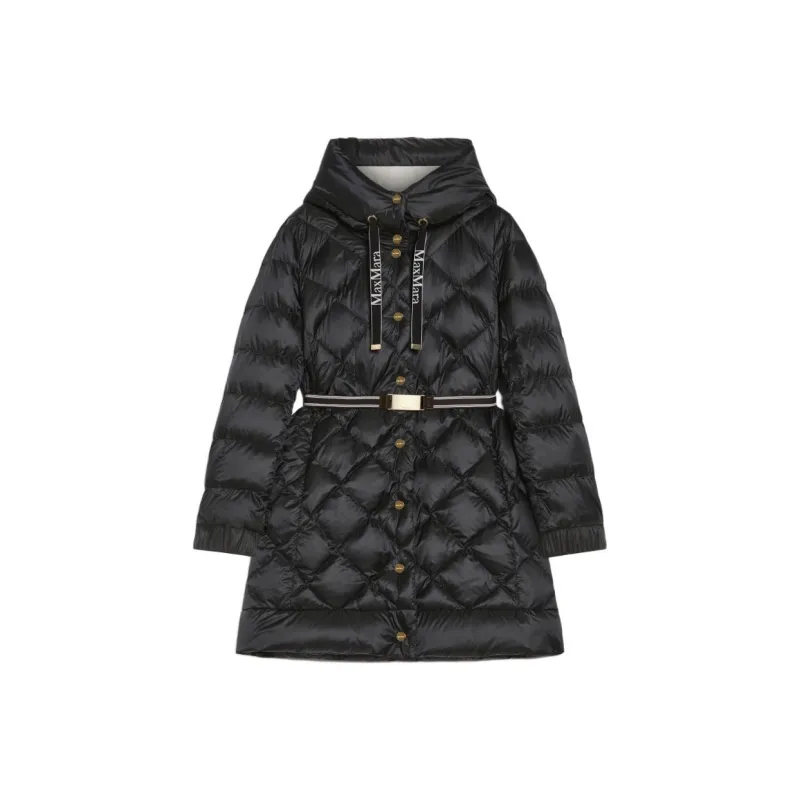 MaxMara Trecap Collection Down Jacket Women's Black-0
