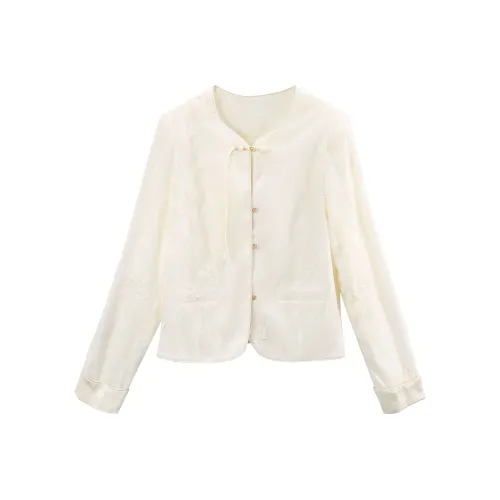A Paradise For Awakening Cropped Coat Women's Beige