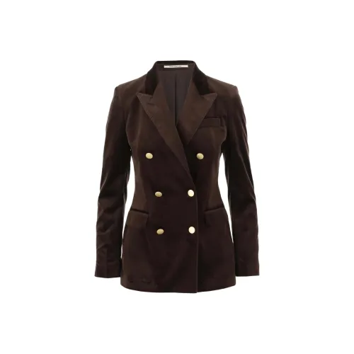 Tagliatore Parigi Single-Breasted Velvet Blazer