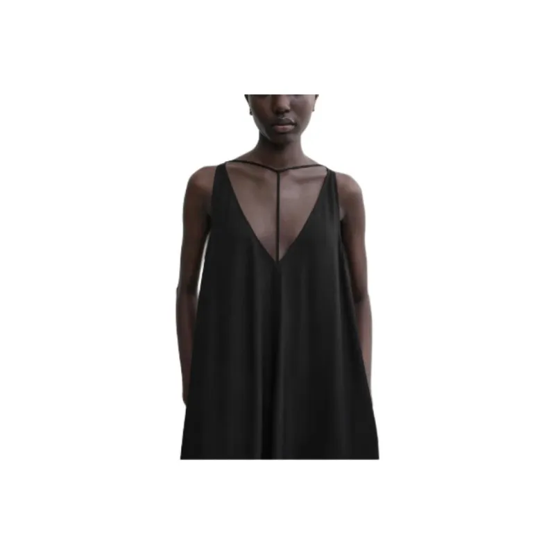 TOTEME Kyro V Neck Sleeveless Maxi Dress-5