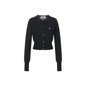 Vivienne Westwood Bea Knit Cropped Cardigan