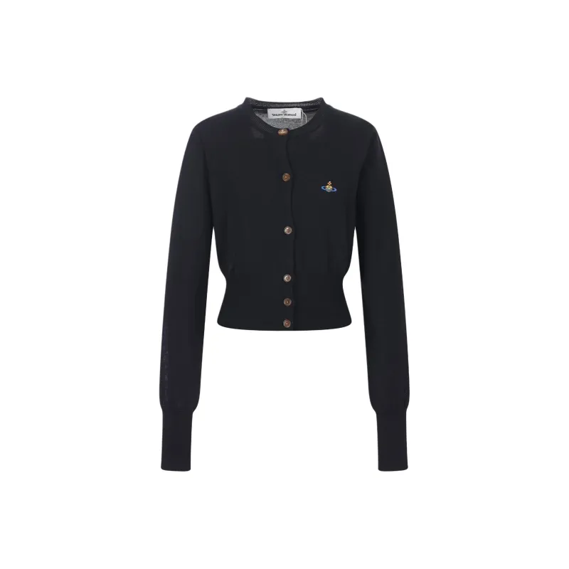 Vivienne Westwood Bea Knit Cropped Cardigan-0