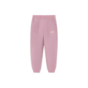 LINING Sports Life Collection Knitted Sweatpants Women's Dark Rosy Red