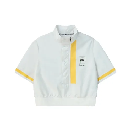 3.1 Phillip Lim X FILA Cropped Coats Women's Champagne White