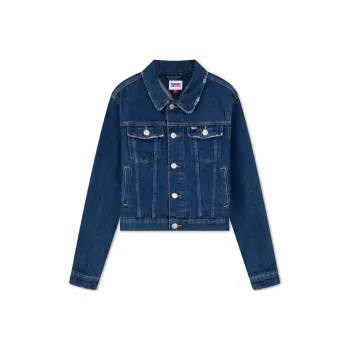 Tommy Hilfiger Denim Jacket Women's Dark Denim Blue